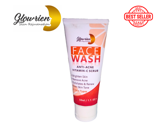 Glowrien - Face Wash Anti Acne+ Vitamin-C Scrub