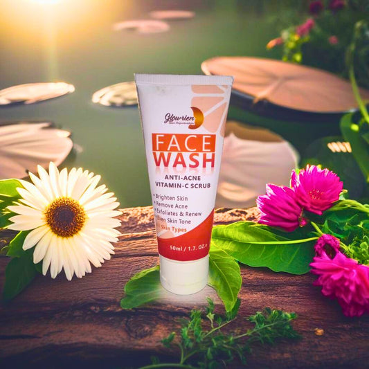 Glowrien - Face Wash Anti Acne+ Vitamin-C Scrub