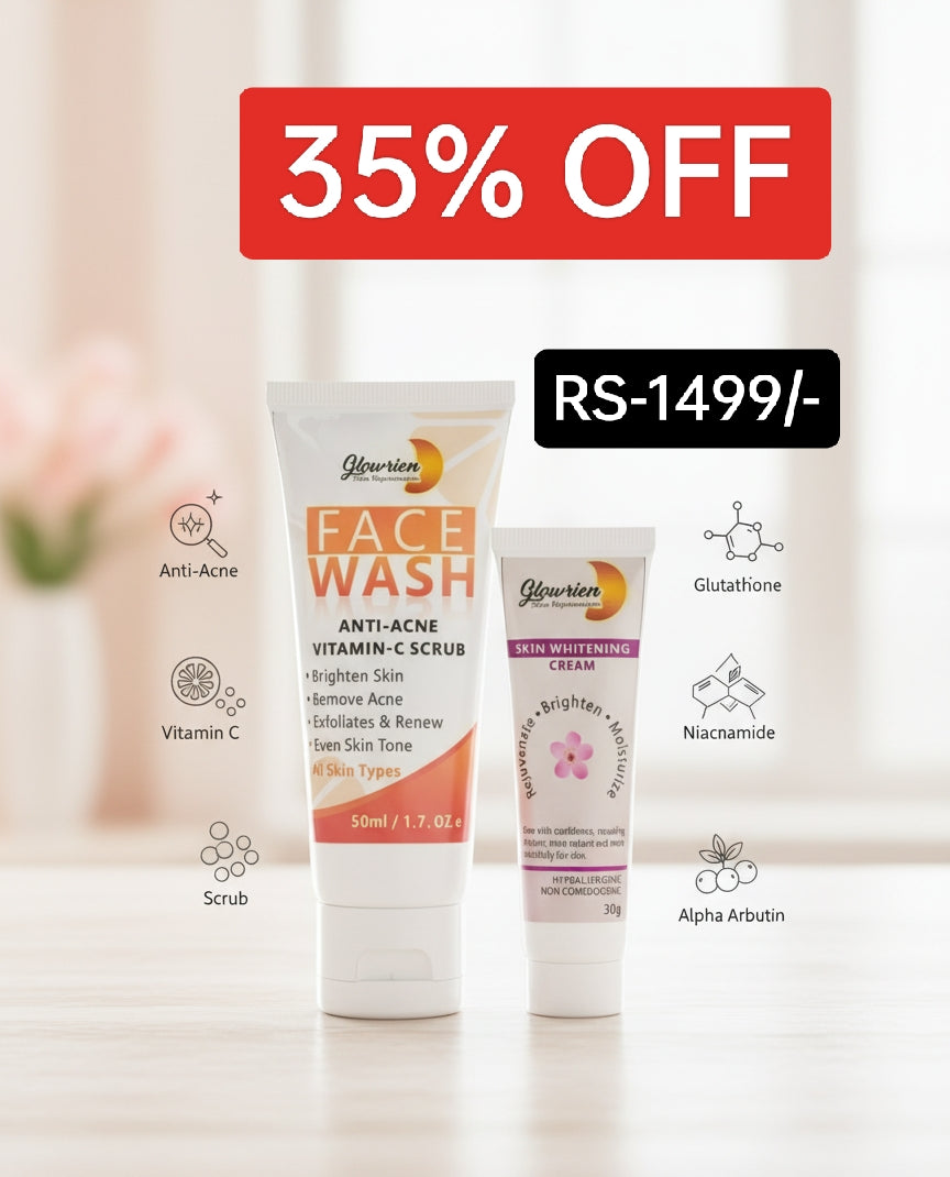 Glow Bundle: Whitening Cream & Face Wash